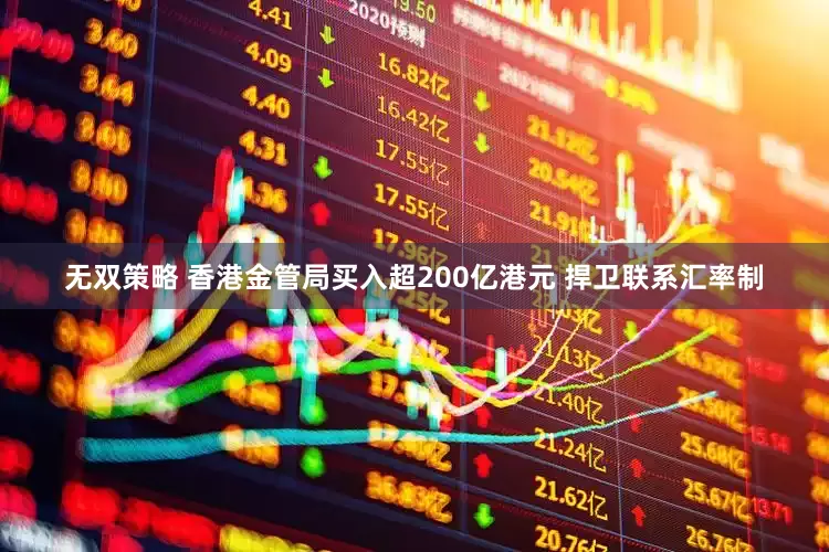 无双策略 香港金管局买入超200亿港元 捍卫联系汇率制