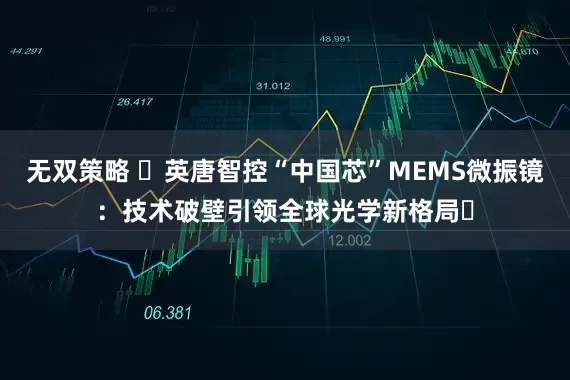 无双策略 ​英唐智控“中国芯”MEMS微振镜：技术破壁引领全球光学新格局​